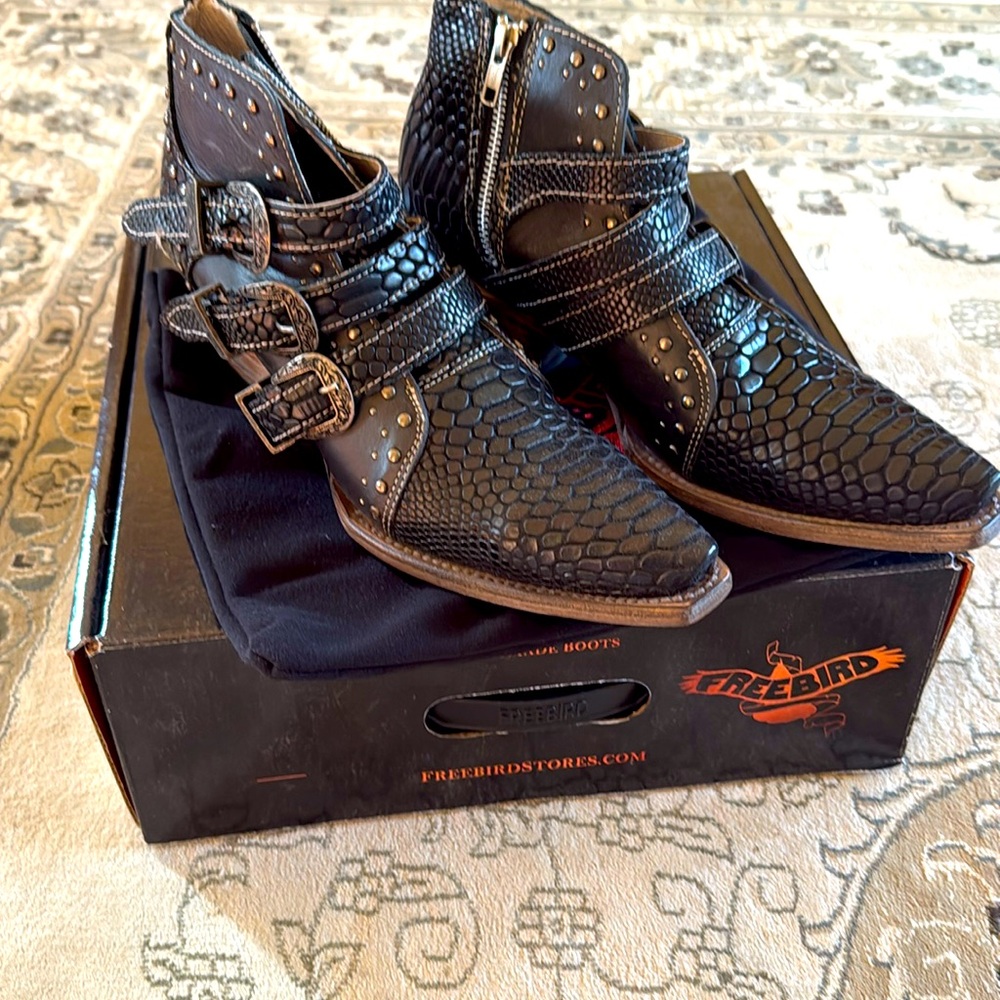 Black Snake Wilhelmina Boot